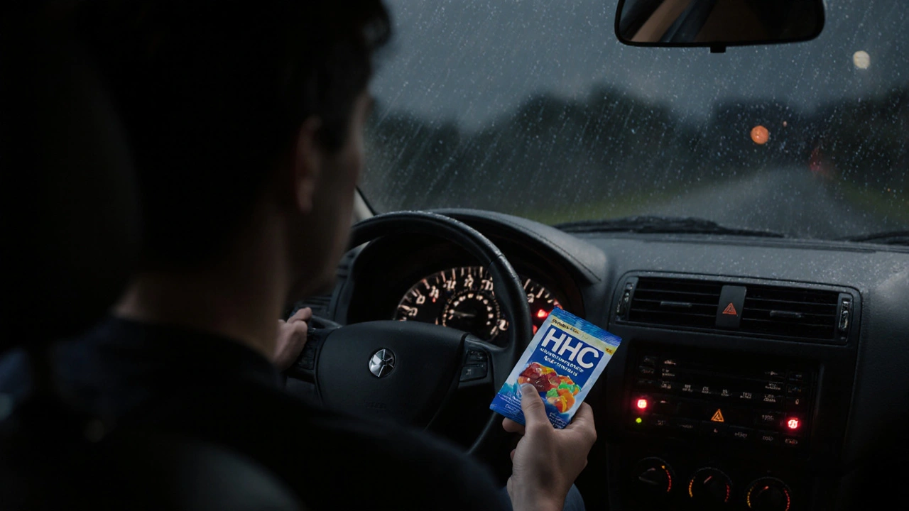 Kann man HHC-Gummis nehmen und Auto fahren?