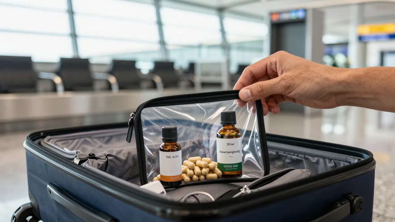 Können Sie mit CBD-Produkten fliegen? Alle Regeln für 2026
