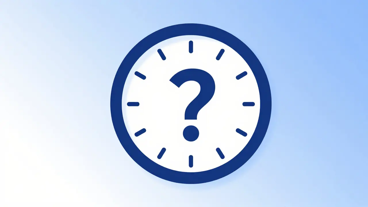 Uhr mit Fragezeichen und EU-Sternen für zukünftige Regelung