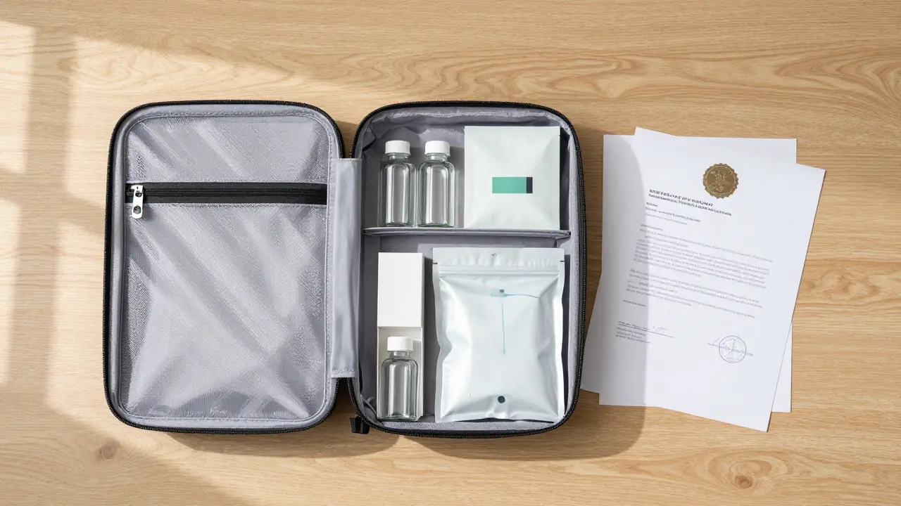 Ordnungsgemäß gepacktes Reiseorganizer mit Originalverpackungen und Zertifikat