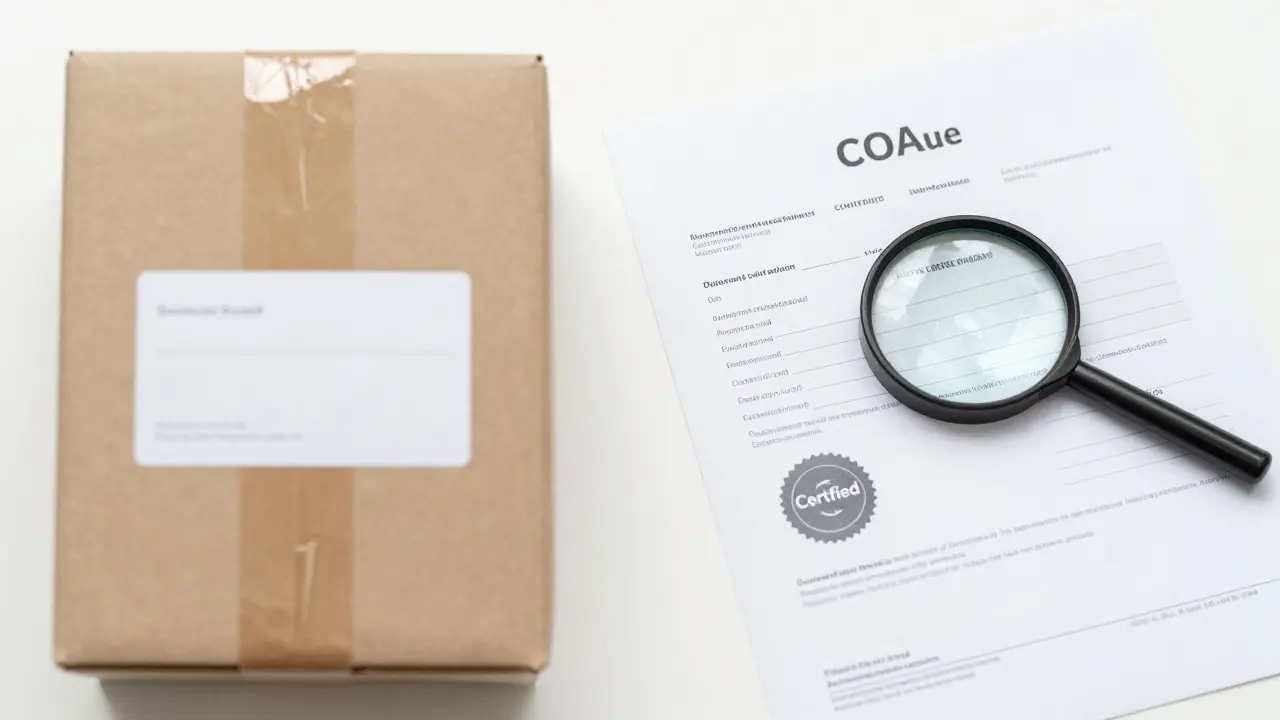 Vergleich zwischen anonymem Online-Paket und einem Laborzertifikat