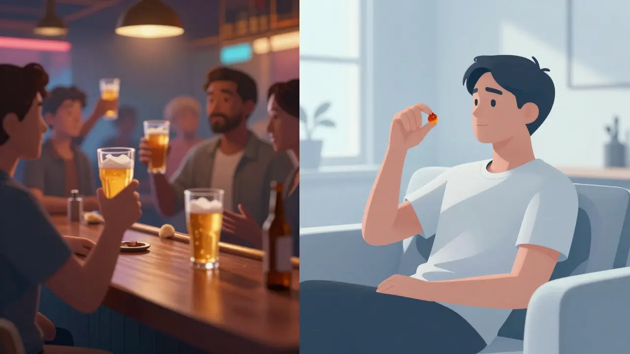 CBD-Bonbons vs. Alkohol: Ist CBD wirklich die bessere Alternative zum Trinken?