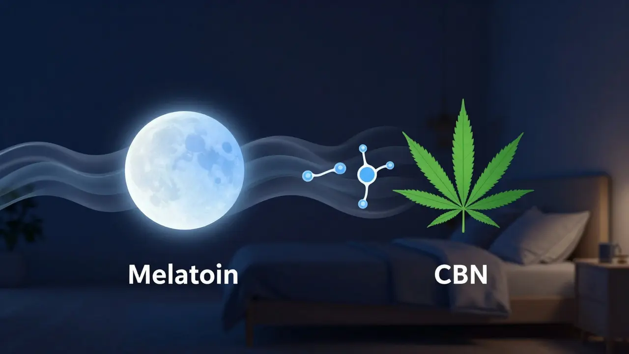 Melatonin mit CBN kombinieren: Risiken, Wirkung und richtige Dosierung
