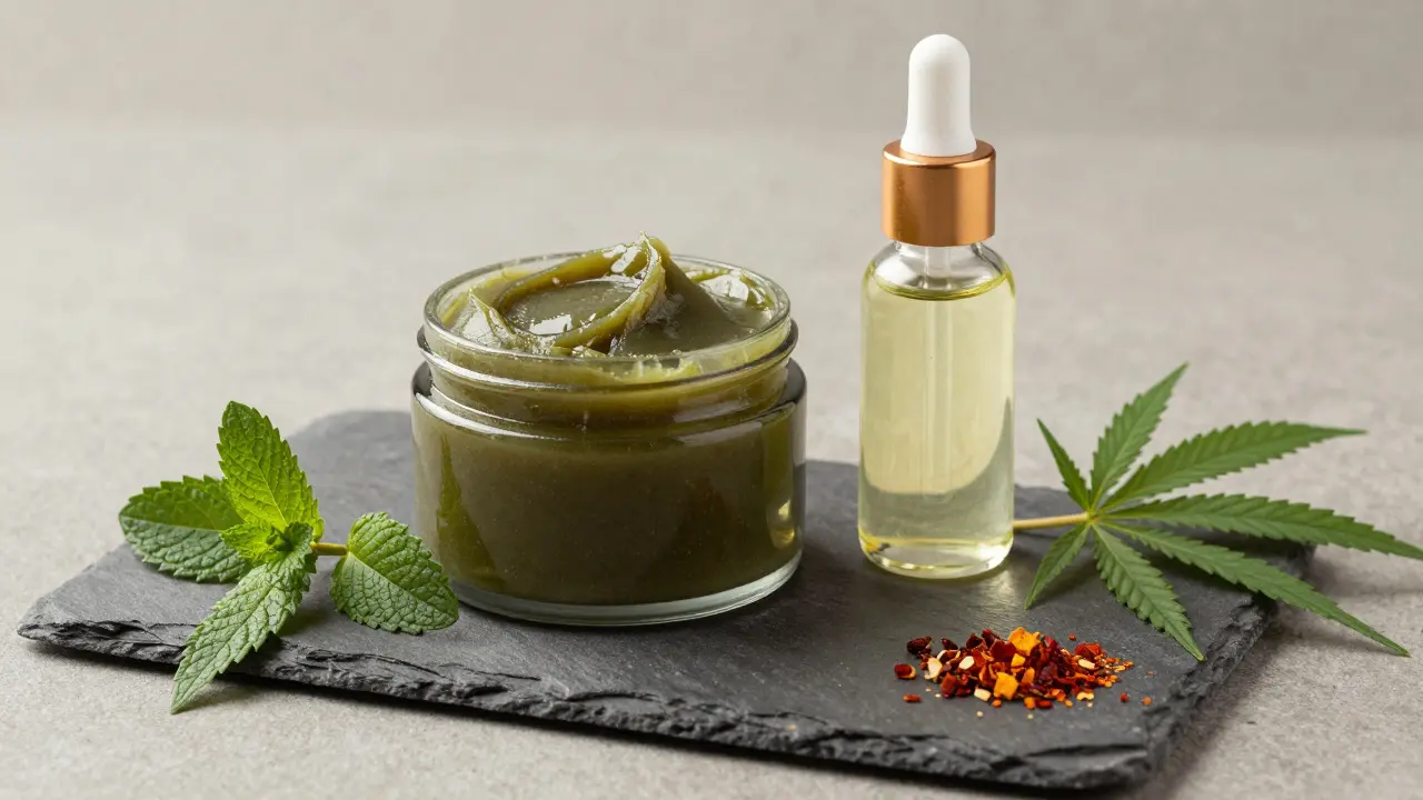 Premium hemp balm and oil products with natural ingredients