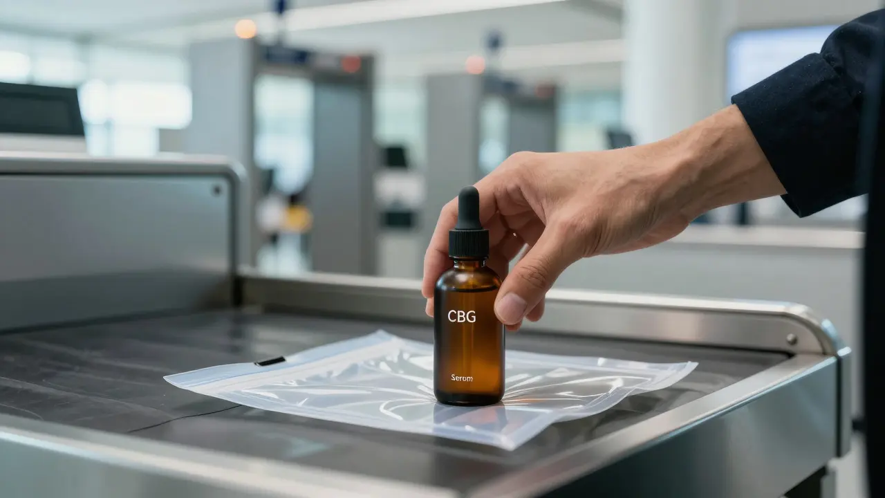 Kann man mit CBG-Produkten fliegen? Die aktuellen Regeln für Kosmetik und Hanf