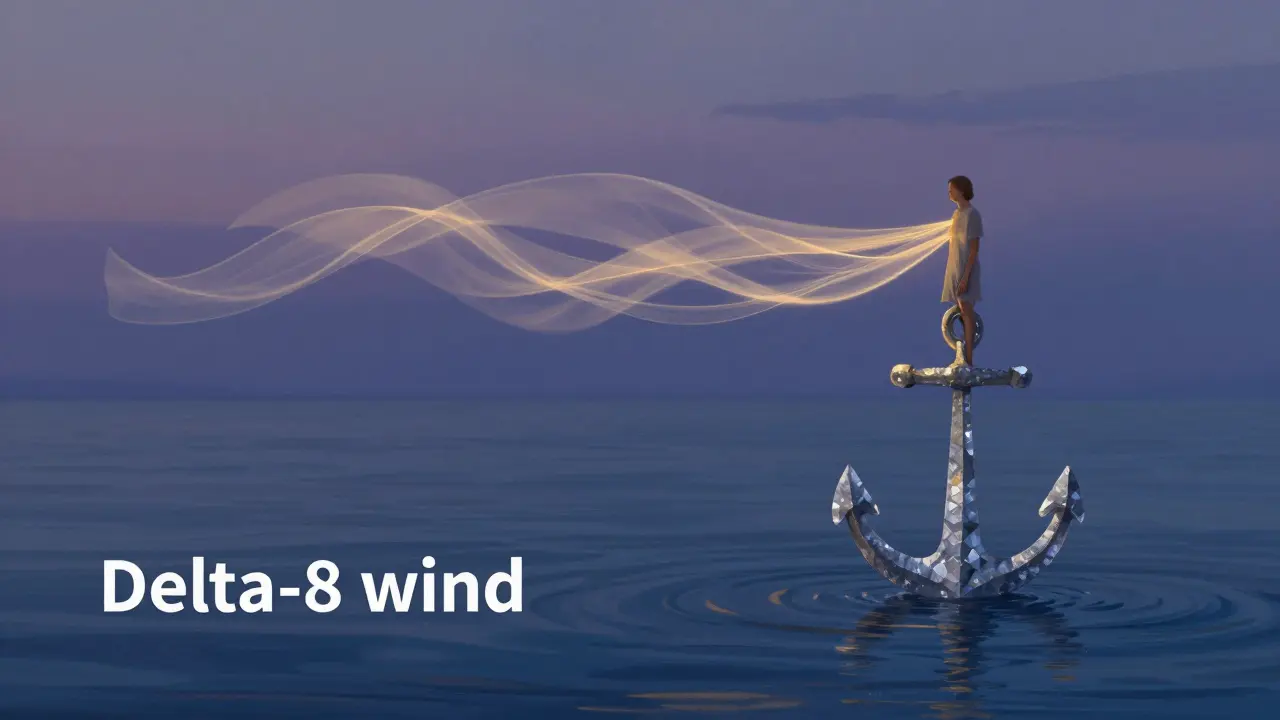 Metapher für Balance: Wind der Entspannung und Anker der Klarheit