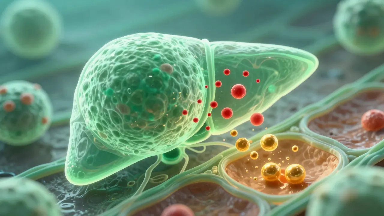 CBD-Moleküle wirken auf Leberzellen ein und reduzieren Entzündungen
