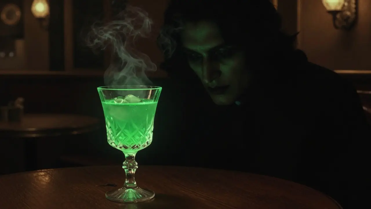 Was ist der Spitzname für Absinth? Grün, Teufel und mehr